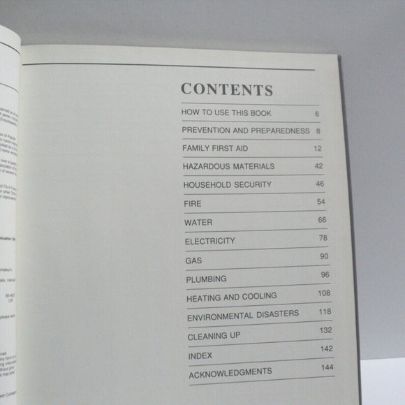 Home Emergencies Book Fix It Yourself Time-Life 1989 Hardcover 144 Pages - Picture 4 of 5